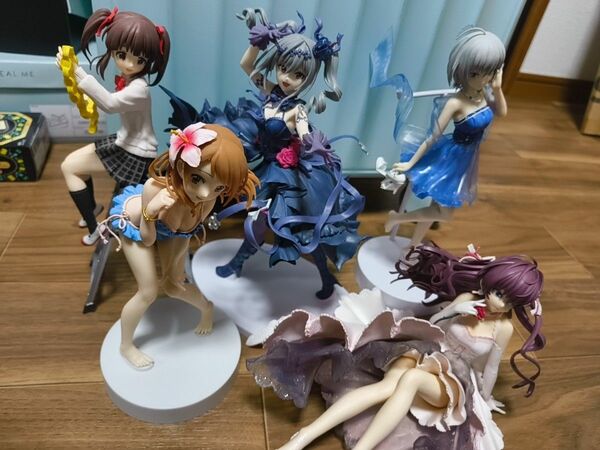 デレマス プライズフィギュア まとめ売り 5点セット アナスタシア 一ノ瀬志希 北条加蓮 緒方智絵里 神崎蘭子