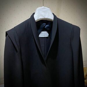 希少 未使用 Maison Martin Margiela 2008AW パワーショルダーコート ARCHIVE 本人期 ここのえ