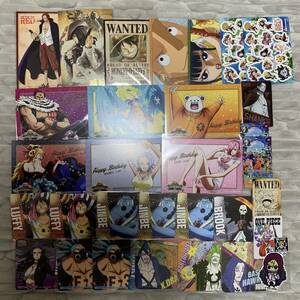 ONE PIECE 紙類 30点以上 まとめ 売り ワンピース ポストカード コースター ルフィ シャンクス ロビン anime merchandise Monkey D. Luffy
