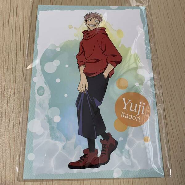 虎杖 悠仁 特典 ポスト カード アニメイト 呪術廻戦 Jujutsu Kaisen anime merchandise