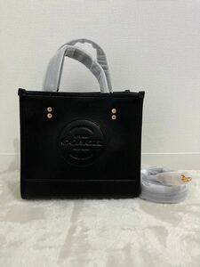 COACH C5268 outlet lady's bag handbag comfortably opening and closing 2WAY bag IMBLK black 