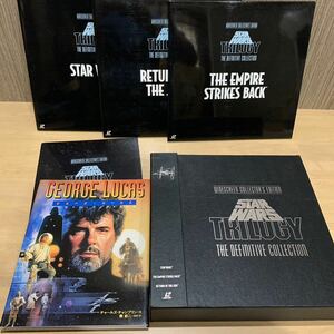 ☆「スターウォーズ LD-BOX」 レーザーディスク ボックス STAR WARS ジョージルーカス 当時物 トリロジー ハリソンフォード SF アクション