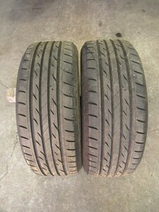 195/55R15 BRIDGESTONE NEXTRY 2本 8分山 2022年 ブリヂストン ネクストリー 195-55-15 【タイヤ交換OK 茅ヶ崎】