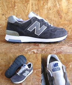 26cm USA製 M1400NV ニューバランス J.CREW別注モデル New Balance US8 レザー アメリカ製 M991 M992 MR993 M1300 NAVY オールスエード