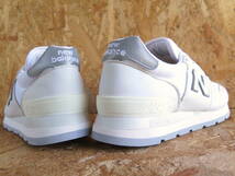 新品☆本物 復刻モデル 26.5cm USA製 M995CO ニューバランス New Balance US8.5 ホワイトレザー M990 M1400 M1300 M992 アメリカ製 WHITE_画像8