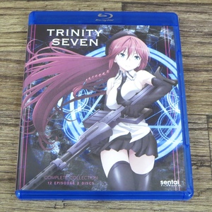 ■中古美品 Trinity Seven トリニティセブン 7人の魔書使い Complete Collection 全12話 北米版2Blu-ray 日本語 英語■z31866