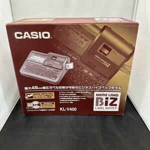 ☆★H1719【印刷確認・送料込み】CASIO ネームランド BIZ ラベル ライター KL-V400 カシオ NAME LAND 