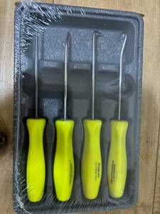  Snap-on Snap-on Classic grip Mini pick tool set new goods ASA204BHV ( fluorescence yellow )