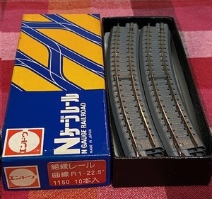 @@ end u N gauge isolation rail 1150 bending line R1-22.5 (10 pcs insertion .) exhibit @ new goods, unused @ valuable goods 