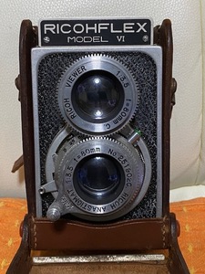 ＠RICOH リコー フレックス　RICOHFLEX MODEL Ⅵ 　二眼レフ　フィルムカメラ ＠ケース付き