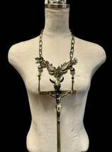 JＰG/ vintage Collection sample BUFFALO Rose cross necklace GAULTIER _画像1