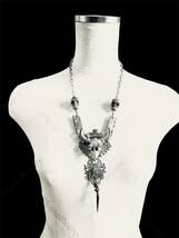 JＰG/ vintage Collection sample BUFFALO scull necklace GAULTIER _画像5