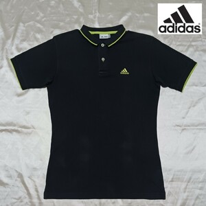 【adidas】アディダスの黒いポロシャツ