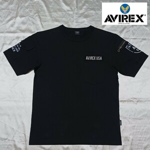 【AVIREX】アヴィレックスのポケット付きTシャツ