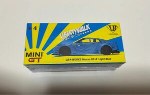 minigt 1/64 LB ★ Works 日産 GT-R R35 Light Blue 未開封品