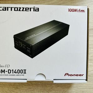 送料無料！carrozzeria カロッツェリア GM-D1400-2 小型 パワーアンプ 4ch おまけ付きの画像6