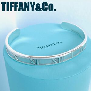 極美品☆Tiffany & Co. ティファニー アトラス ブレスレット シルバー バングル アクセサリー SV925 ジュエリー