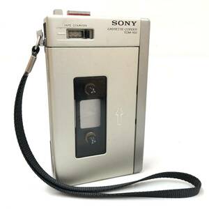 【オススメ！】☆SONY カセットレコーダー TCM-100☆ レトロ オーディオ機器／CASSETTE-CORDER／ソニー／ケース入／ジャンク扱い／0