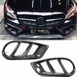 ●メルセデスベンツ,C43,AMG,C180,C200,スポーツ,2015-2019,フロントバンパー,エアベント,カバーグリル,カー用品,カスタムパーツ