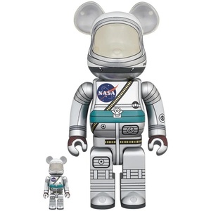 [ free shipping ] new goods / BE@RBRICK PROJECT MERCURY ASTRONAUT 100% & 400% astronaut Space Shuttle / Bearbrick meti com toy 