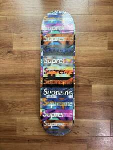 【送料無料】新品未開封 20ss Supreme Distorted Logo Box Logo スケートボードデッキ ブラック / skateboard deck スケボー 24
