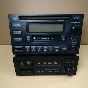 * Toyota Mark Ⅱ& Chaser 100 series Pioneer FH-M8166zt cassette &CD air conditioner control panel 255920-2090 255912-2200*