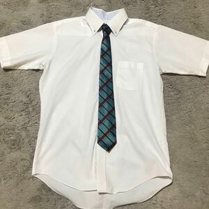 [新生活応援セール]Y-40 SEABLEEZE メンズ 半袖ワイシャツ ボタンダウン SEDIANAネクタイ付き
