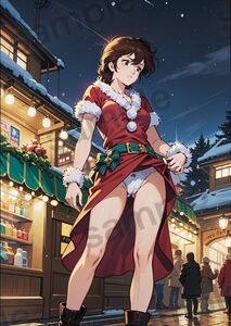 【高級光沢紙・最高画質】シティーハンター 槇村香 A4 同人 イラスト 耐水 高精細ポスター 2821