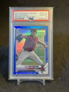 psa10 150枚限定 bowman chrome reid detmers エンゼルス