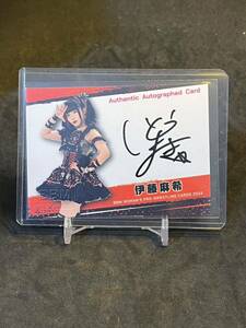 100 sheets limitation BBM 2024 woman Professional Wrestling . wistaria flax . autograph autograph card direct paper .