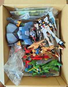  Bandai HG old kit final product together gun pra present condition Junk Mobile Suit Gundam 