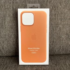 Apple アップル 純正 iPhone13 Pro Max レザーケース ブラウン 新品