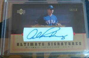 2002 UPPERDECK ULTIMATE COLLECTION ALEX RODRIGUEZ アレックス ロドリゲス 10枚限定SIGNATURES AUTO