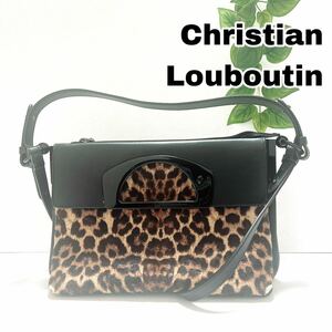 Christian Louboutin バッグ 2way ショルダー レオパード