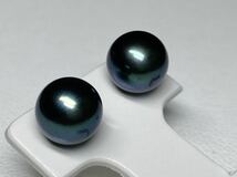 【光沢あり！8.0mm】K18 天然 あこや真珠 照り艶抜群 2.0グラム 直結ピアス アコヤパール アコヤ真珠 pearl jewelry_画像4