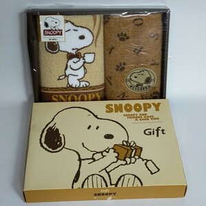 新品 ★ SNOOPY スヌーピー タオルセット ウォッシュタオル フェイスタオル 日本製 綿100% 大阪西川 ★497