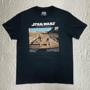 STAR WARS スターウォーズ　R2-D2　C-3PO　Tシャツ　L　映画 ムービー