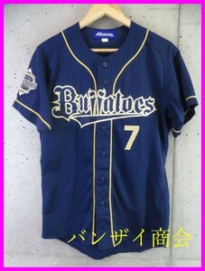 1350s1◆希少です◆ミズノ製◆ORIX オリックスバファローズ【糸井嘉男 ♯7】レプリカユニフォーム M/阪神タイガース/ＭIZUNO/NPB/良品です