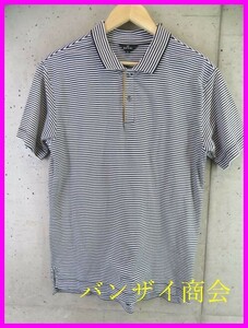 【送料300円可】1350s7◆良品です◆Paul Smith ポールスミス マリンボーダー 半袖ポロシャツ L/ジャケット/コート/ブルゾン/メンズ/男性