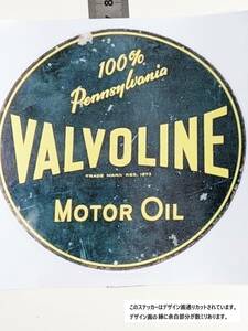 【ヴィンテージスタイル・約157ｍｍ　VALVOLINE 】ガソリン・モーターオイル　車バイク・レトロ・オイル・ガレージ・車庫・クラシック