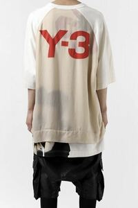 Y-3 Yohji Yamamoto ヨウジヤマモトLAYERED BACK LOGO TOPS / COTTON JERSEY/ロングカットソー/Tシャツ/L