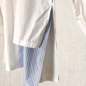 未使用S'YTE Yohji Yamamoto ヨウジヤマモト COTTON BROAD CLOTH LONG SHIRT WITH OVERLAPPING LEFT BODY/ロングシャツ/3の画像5