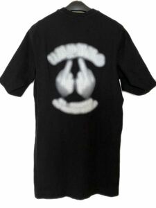 11 BY BORIS BIDJAN SABERI back print T-shirt / イレブン バイ ボリス ビジャン サベリ /グラフィックプリントTシャツ/ヘビーオンス/黒