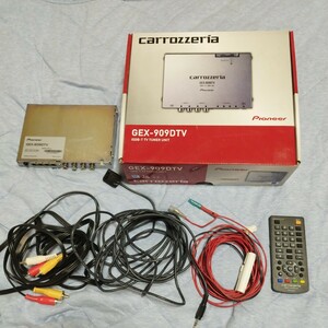 【中古】 carrozzeria GEX-909DTV 地デジチューナー カロッツェリア フルセグ パイオニア