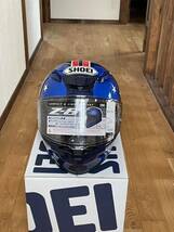 SHOEI フルフェイスヘルメット Z8 マルケス アメリカンスピリッツTC-10　サイズL(59cm) _画像6