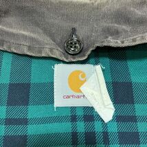 ビンテージ Carhartt カーハート ハンティング型 カバーオール ダック ブラック 黒 XL古着 vintage チョアコート デトロイトジャケット Lee_画像3