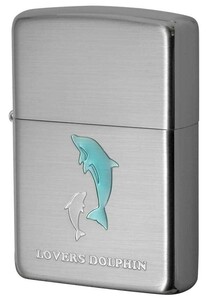 ZIPPO (ジッポー) ライター ラバーズドルフィン (Lovers Dolphin) たばこ バレンタインデー 火 ホワイトデー イルカ おしゃれ 喫煙 かわいい