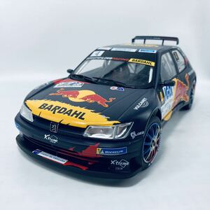  out of print goods rare model SOLIDO 1/18 PEUGEOT 306 MAXI F2-RACING BARDAHL Peugeot 306 maxi F2 racing bar daru oil 