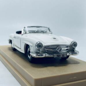 絶版品 ビンテージ物 RIO 1/43 Mercedes Benz 190SL Roadster W121 1955 Whiteの画像7