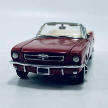 外箱無し ビンテージ物 Franklin Mint 1/43 FORD MUSTANG CONVERTIBLE RED マスタング コンバーチブル レッド_画像6